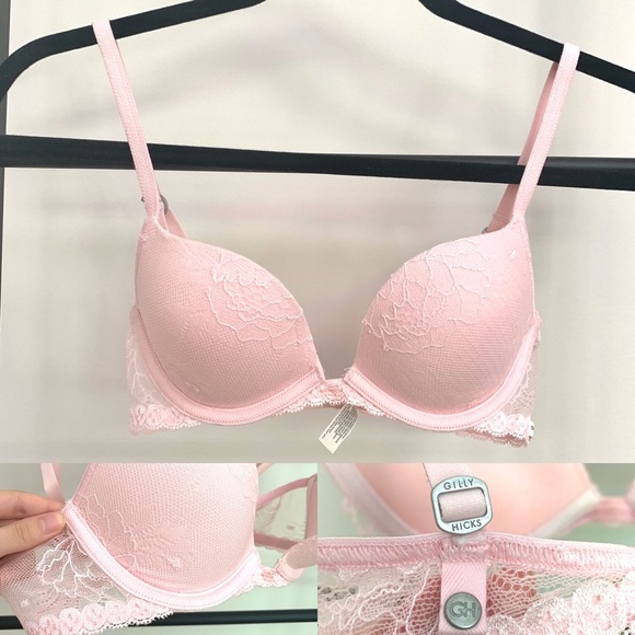 Gilly Hicks Other - NWOT Gilly Hicks Madison Plunge Lace Bra 32B